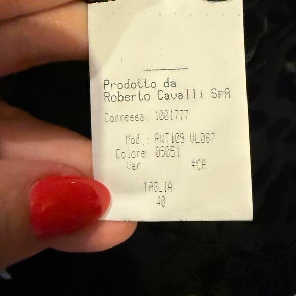 Vintage Roberto Cavalli Black Y2K Devoré Velvet Animal Print Lace Slip Dress - Picture 10 of 13